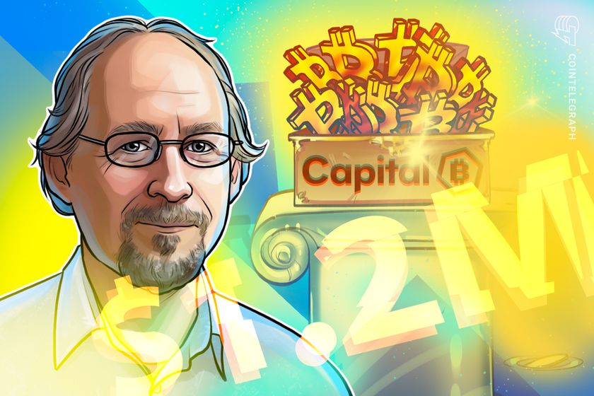 Capital B raises $1.3M from Adam Back for Bitcoin strategy