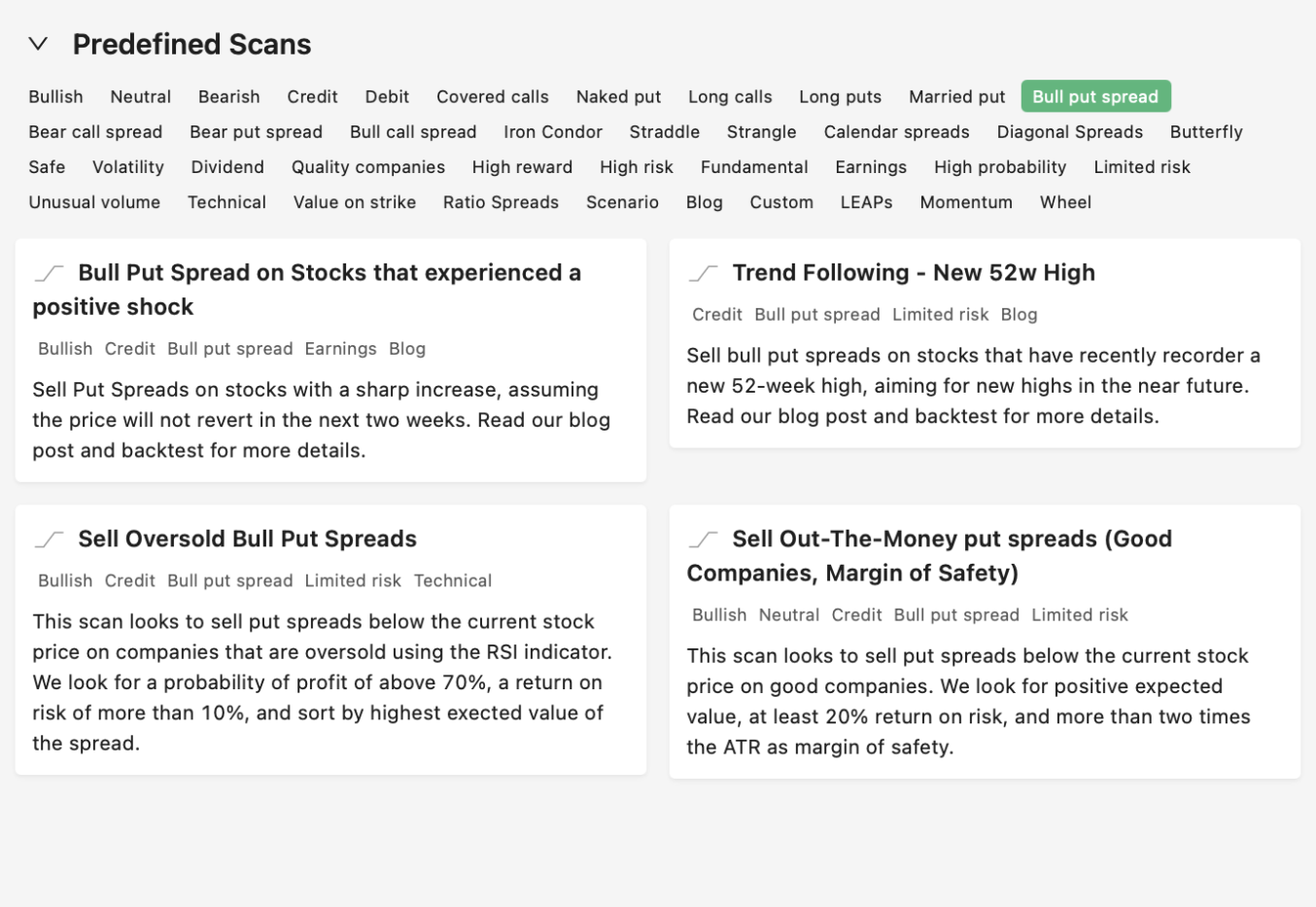 How to Scan the Market for Credit Spreads Using an Options Screener