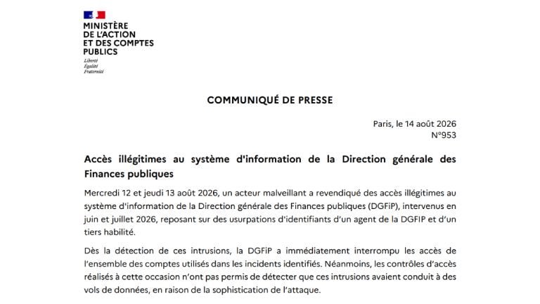 French Tax Agency Admits Data Breach as Hacker Steals 678k Records