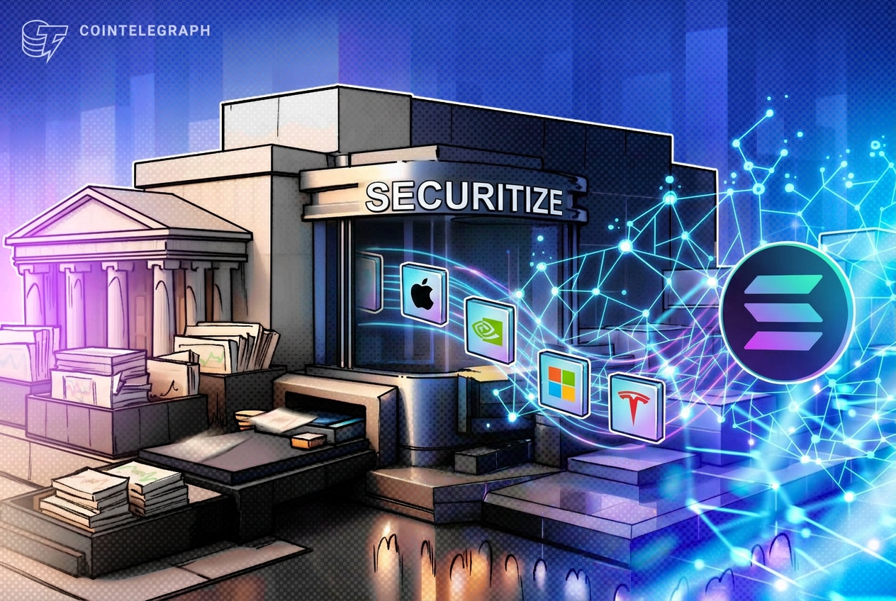 Securitize stock jumps over 10% after launching tokenized US equities on Solana