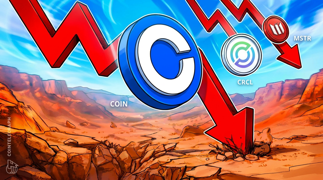 Coinbase leads crypto stock selloff following $6.3B Binance hack